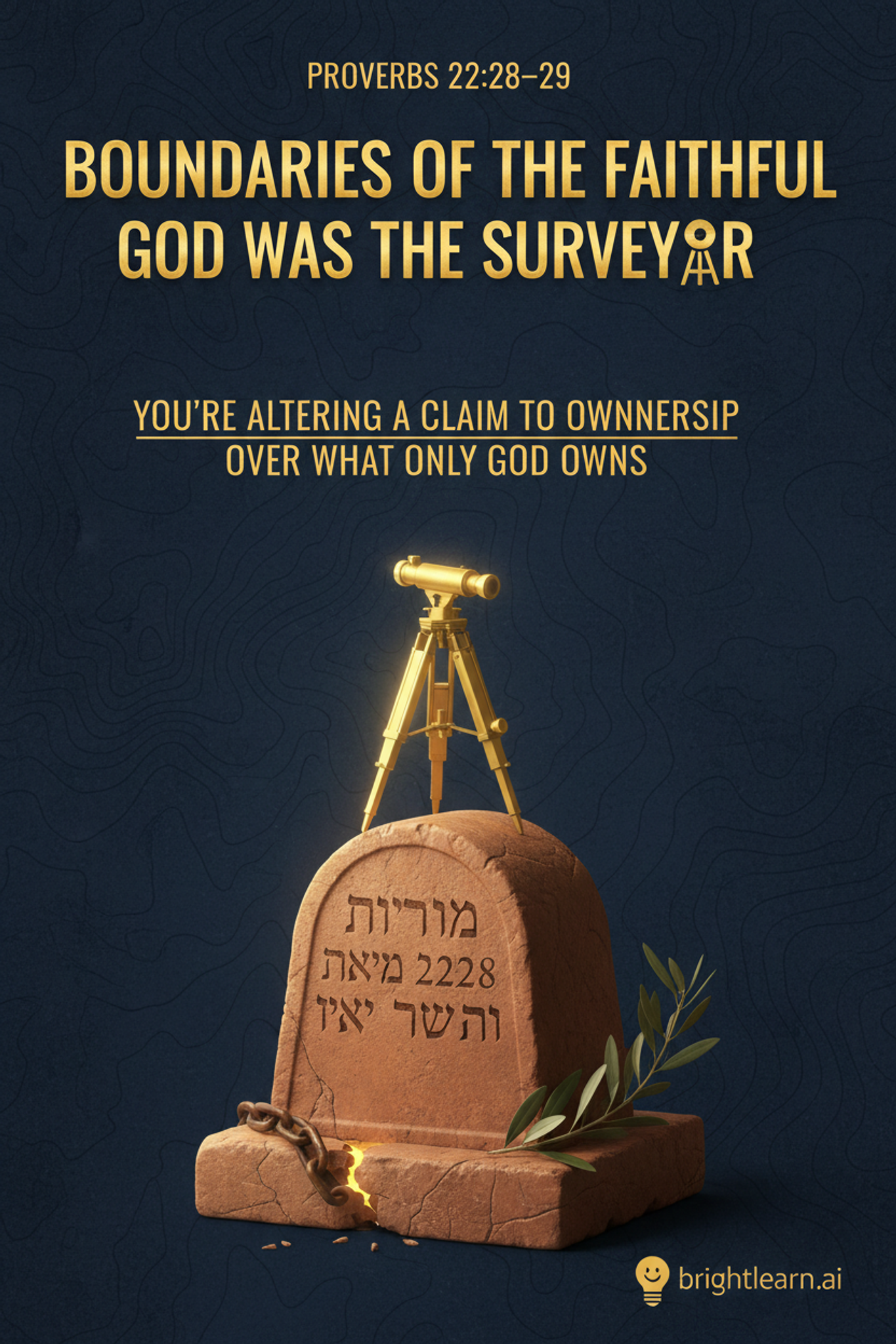 How God Established Inheritance and Covenant Through Land Division ...