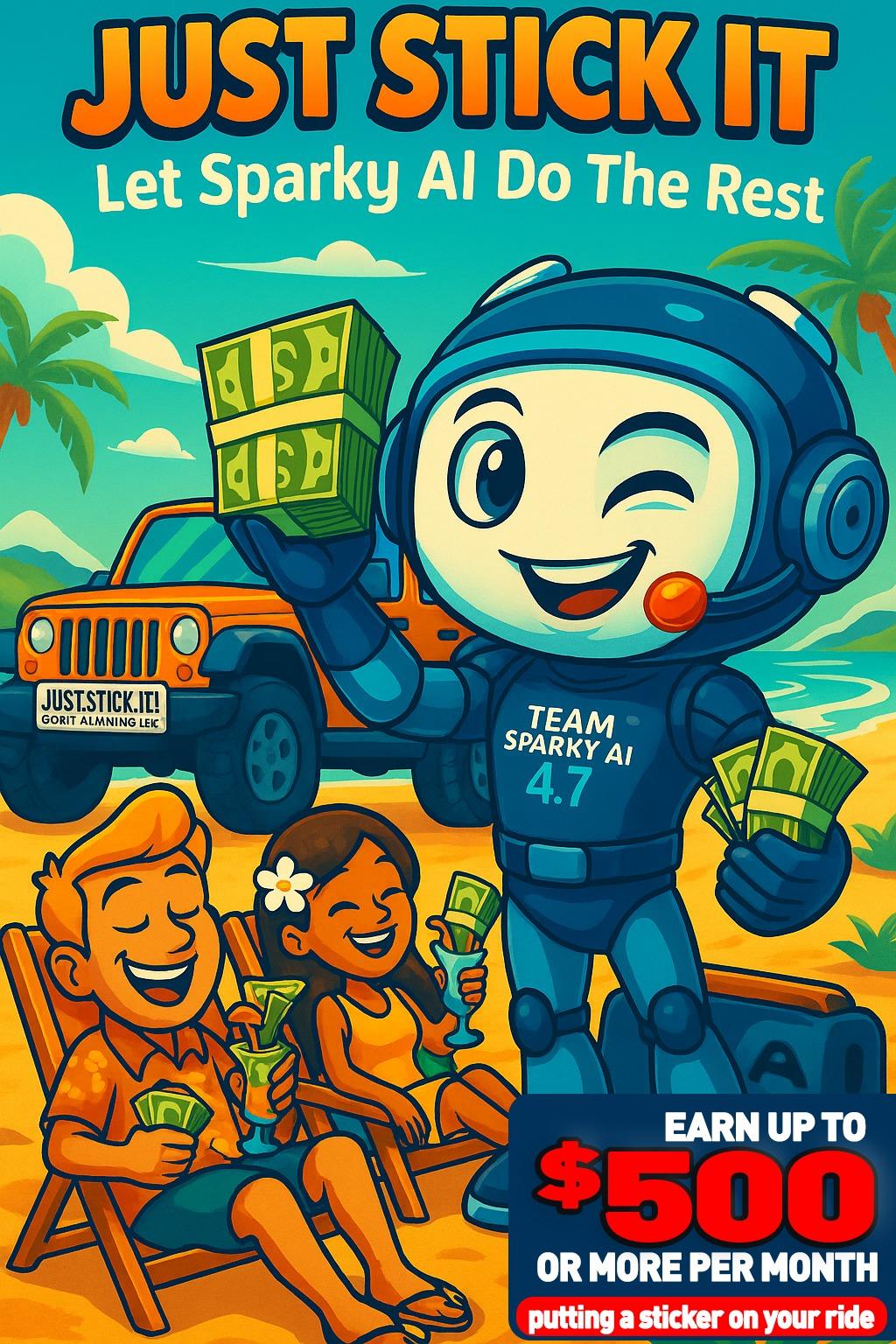 FREE Sticker! Turn Your Vehicle Into A Money Making Machine!