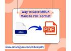 EmailsGuru MBOX to PDF Converter Software