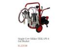 Portable cow milker