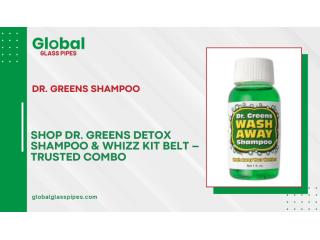 Shop Dr. Greens Detox Shampoo & Whizz Kit Belt – Trusted Combo Shop Dr. Greens Detox Shampoo & Whizz Kit Belt – Trusted Combo