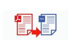 Effortless PDF to TXT Conversion Tool by NestPDF
