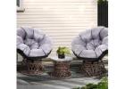 Stylish Gardeon Wicker Outdoor Lounge Setting – Brown Patio Set