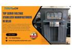 Top Servo Voltage Stabilizer Manufacturers in Delhi | Buy Servo Voltage Stabilizer Noida