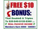 Real - PASSIVE - FREE $10 Bonus Earns Up $1080!