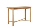 Cannes Rectangular Bar Table Natural Teak – Outdoor High Bar Style