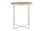 Cali Cross Bar Table Natural Teak White – Outdoor Stylish High Bar