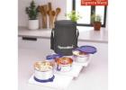 Executive Stainless Steel Lunch Box Set by SignoraWare