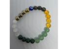 Crystal Evil Eye Bracelet for Protection, Luck & Positive Vibes