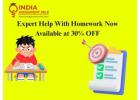 Expert Help With Homework Now Available at 30% OFF