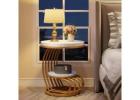 Compact Small Side Table for Bedroom with Smart Space Design