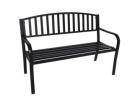 Elegant Wallaroo Steel Outdoor Garden Bench – Classic Comfort