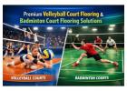 Premium Volleyball Court Flooring & Badminton Court Flooring Solutions