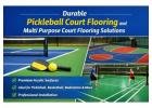 Durable Pickleball Court Flooring and Multi Purpose Court Flooring Solutions