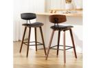 Stylish Artiss 2x Bar Stools – Padded Leather Comfort