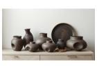 Vintage-Inspired Dark Pottery for Home Decoration
