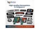 High-quality Nameplates in Singapore