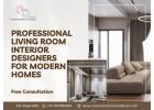 Professional Living Room Interior Designers for Modern Homes