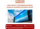 High-Impact LED Signage Boards & Display Boards for Every Space