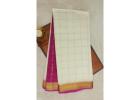 PURE GOLD LACE MYSORE SILK SAREES - ATHARVA