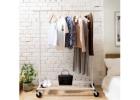 RackShop White Clothes Racks for Minimal and Clean Interiors