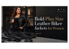 Bold Plus Size Leather Biker Jackets for Women — Edge & Fit | NYC Leather Jackets