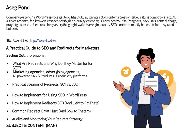 Watercolor illustration of directional signs, symbolizing the use of SEO and redirects to guide users and search engines.