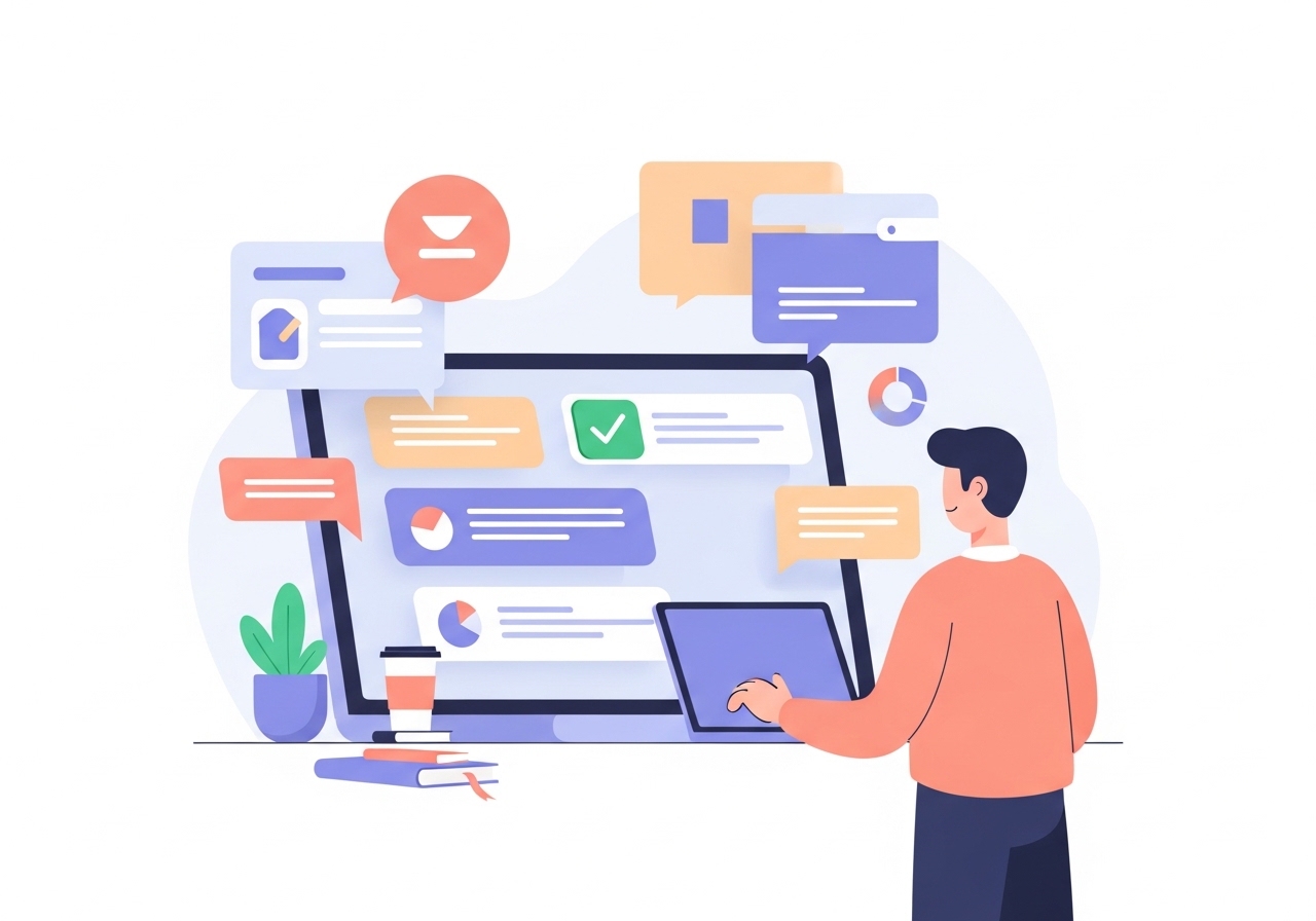 Illustration showing how to choose a compelling subject line for a guest post pitch email.