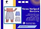 Modern Style and Comfort with Men’s Striped Boxers