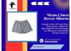 Mens Linen Boxer Shorts – Classic Style with Everyday Comfort