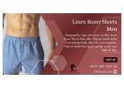 Breathable Comfort with Linen Boxer Shorts Men Will Love
