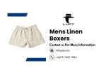 Mens Linen Boxers – Breathable Comfort and Timeless Everyday Wear