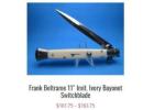 Find the 11” Frank Beltrame Italian Stiletto Switchblades that are handmade in Italy