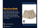 Mens Linen Briefs – Breathable, Soft, and All-Day Comfortable Wear