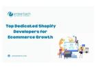 Top Dedicated Shopify Developers for Ecommerce Growth