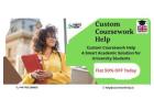 Need Custom Coursework Help? Get 50% Student Discount