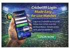Cricbet99 Login Made Easy for Live Matches