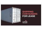 Leasing shipping containers in Hamburg | LOTUS Containers