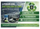 Consultancy for Lithium Battery Recycling & Compliance