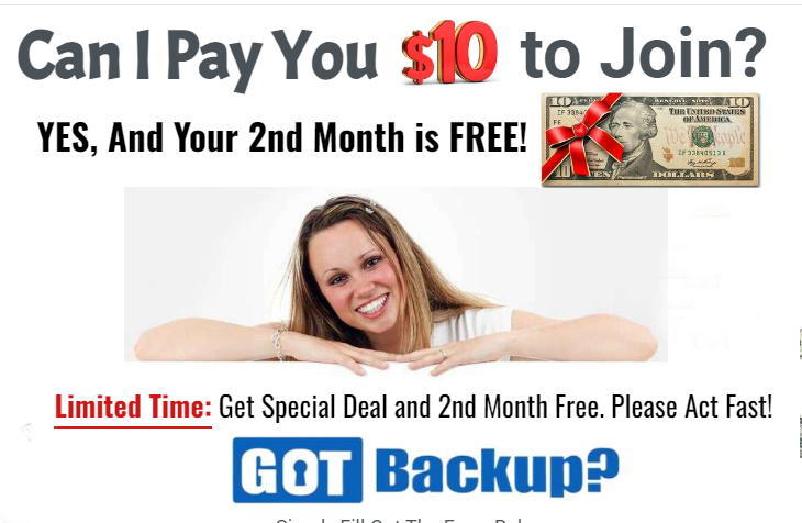 Get PAID to Join and 2nd Month FREE! Its a No Brainer! What a DEAL!