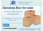 Gondola Box for Moving in Farmers Branch, TX – Buy Extra Long Boxes Now