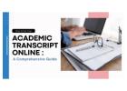 Powerful Transcript Certificate Online Fast Apply Service