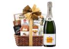 Thoughtful wine gift basket for coworkers