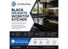 Kitchen Worktop Black Granite | +44 020 83685555 | DialAWorkTop