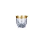 Whiskey Tumblers Crystal | Jessie Gold Finish Set