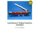 Buy the new-age Italian Stiletto Switchblades that are made with anodized aluminium alloy