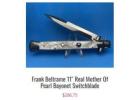 Buy handmade Frank Beltrame knives with mounted dual-finger or floating guards