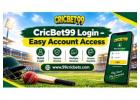 CricBet99 Login – Easy Account Access
