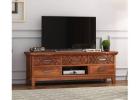 Elegant Tv Unit with Open and Closed Storage Options for All Needs