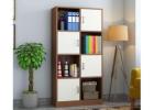 Altus Bookshelf – Elegant & Spacious Wooden Storage Solution Wooden Street